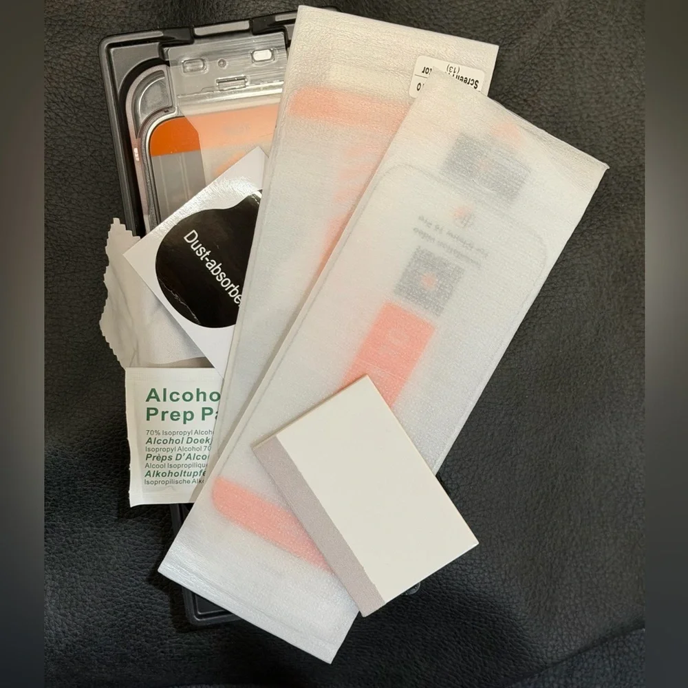 NIB LK 2-Pack Tempered Glass for iPhone 16 Pro. Lifetime Warranty